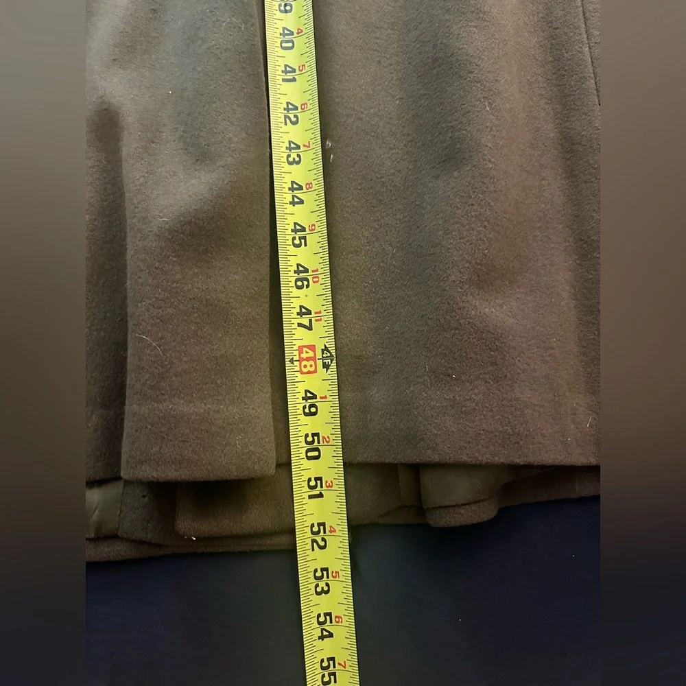 Dior Double-Breasted Long Trench Coat in Dark Brown